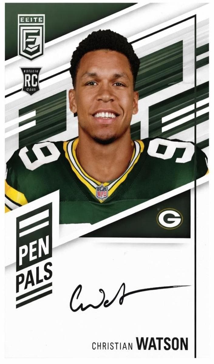 Christian Watson 2022 panini Donruss Elite