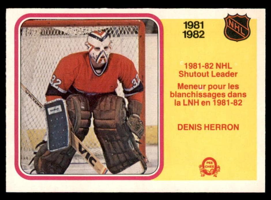 Denis Herron trading card