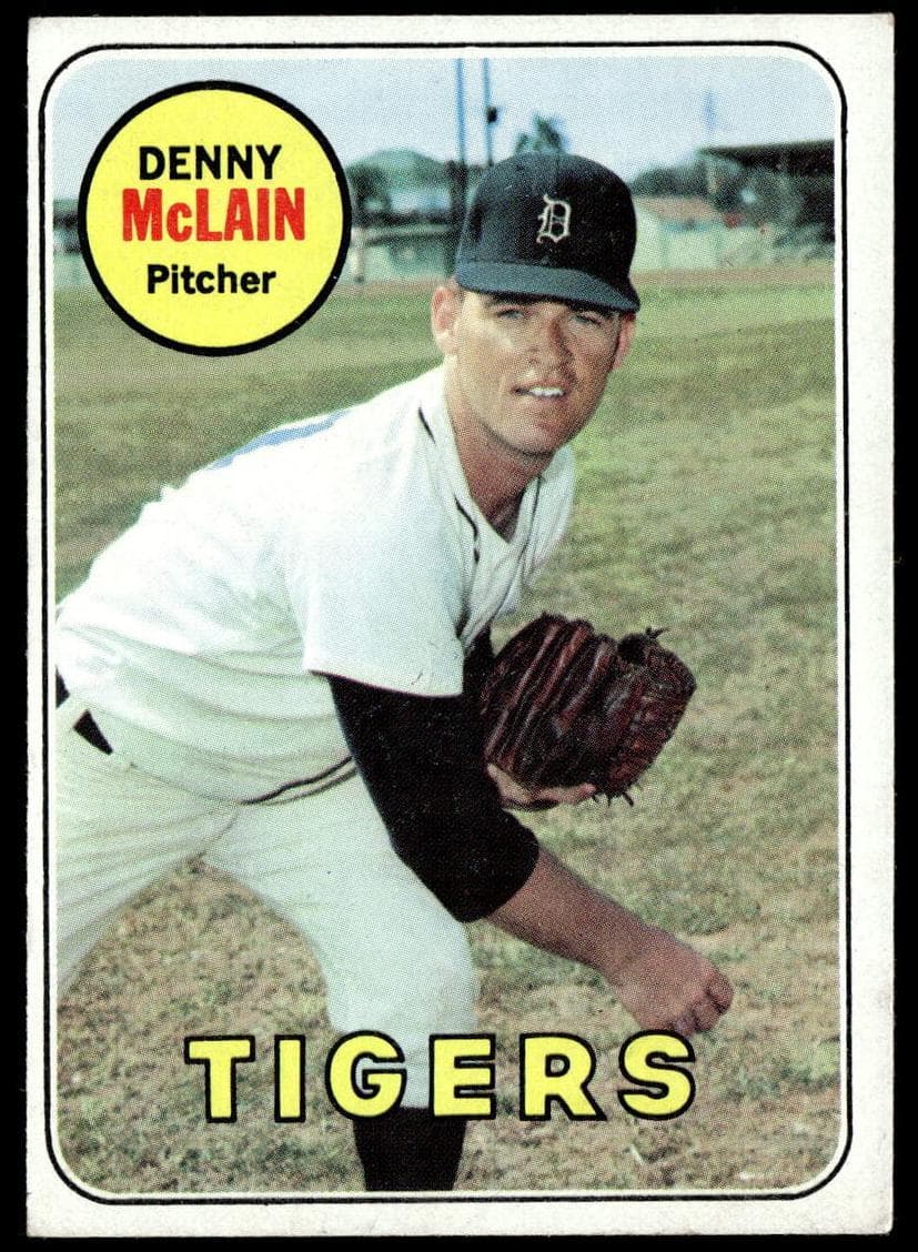 Denny McLain 1969 topps Topps