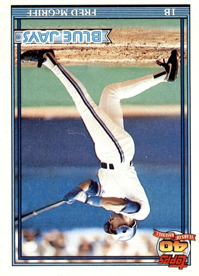 Fred McGriff 1991 topps Topps