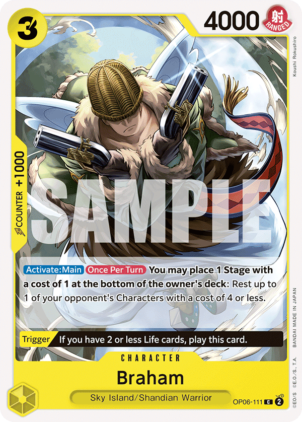 Braham 2024 One Piece Wings of the Captain