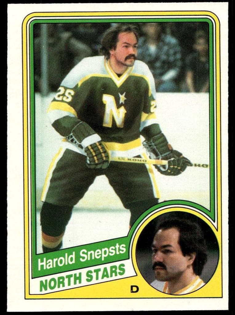 Harold Snepsts trading card