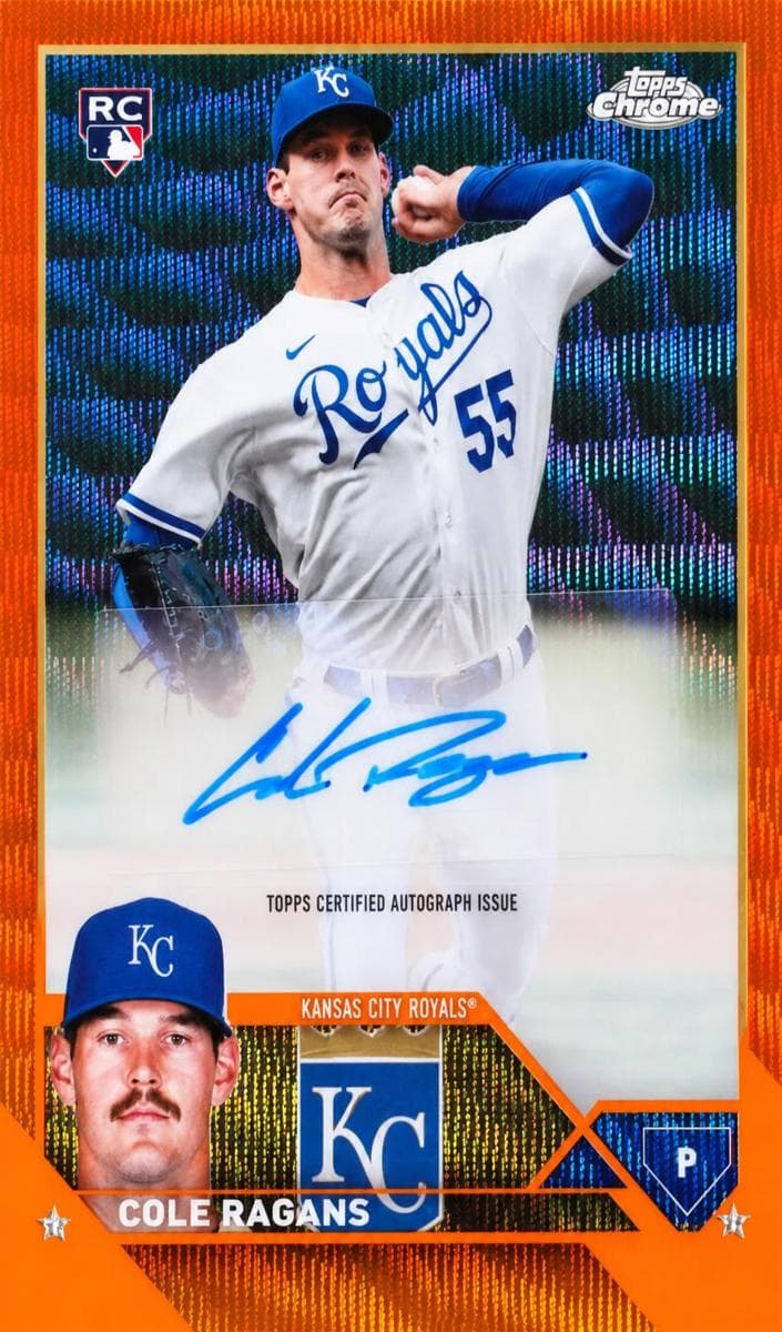 Cole Ragans 2023 topps Topps Chrome Update