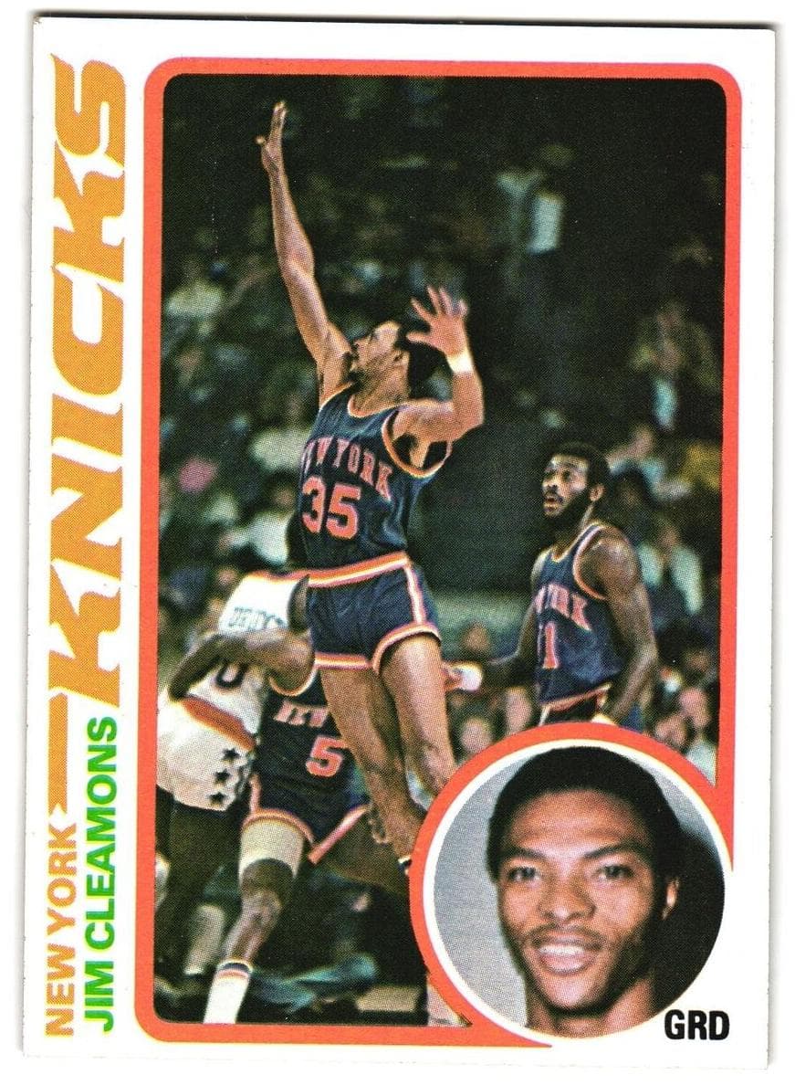 Jim Cleamons 1978 topps Topps
