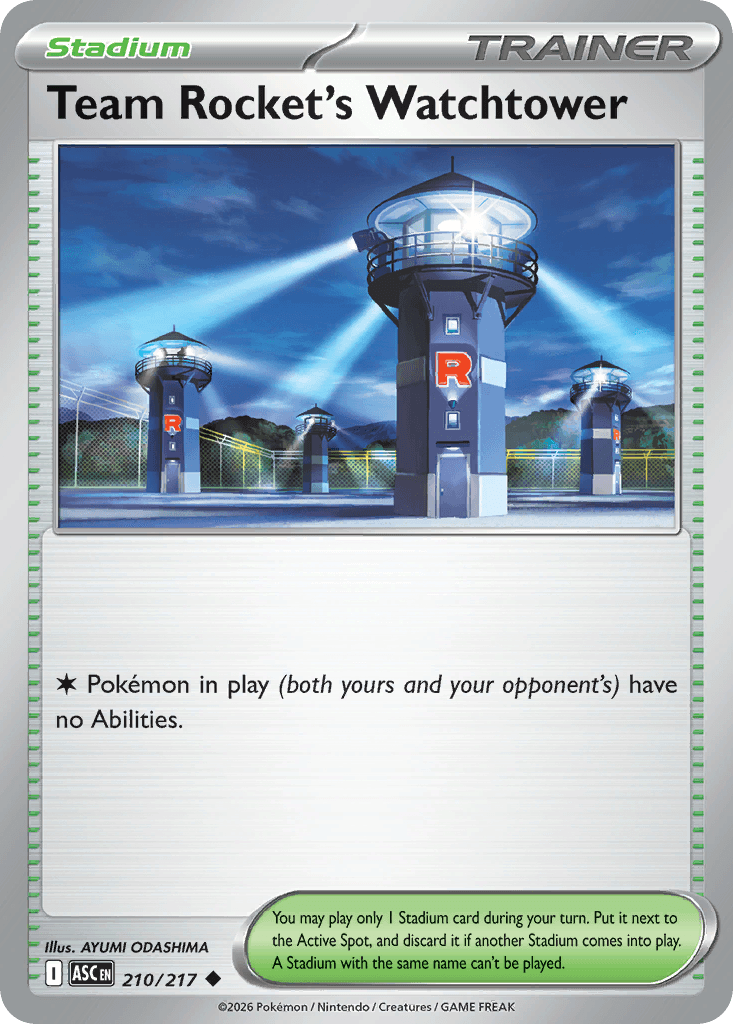 Team Rocket's Watchtower 2026 Pokemon