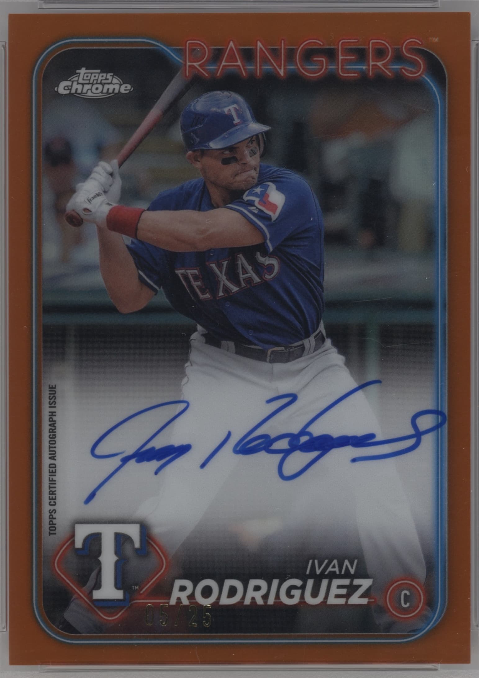 Ivan Rodriguez 2024 topps Topps Chrome