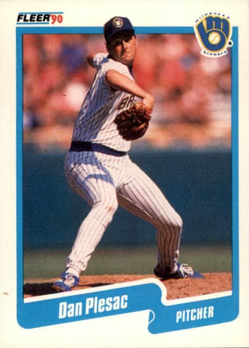 Dan Plesac 1990 fleer