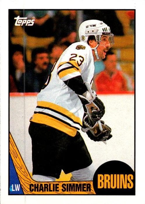 Charlie Simmer 1987 topps Topps