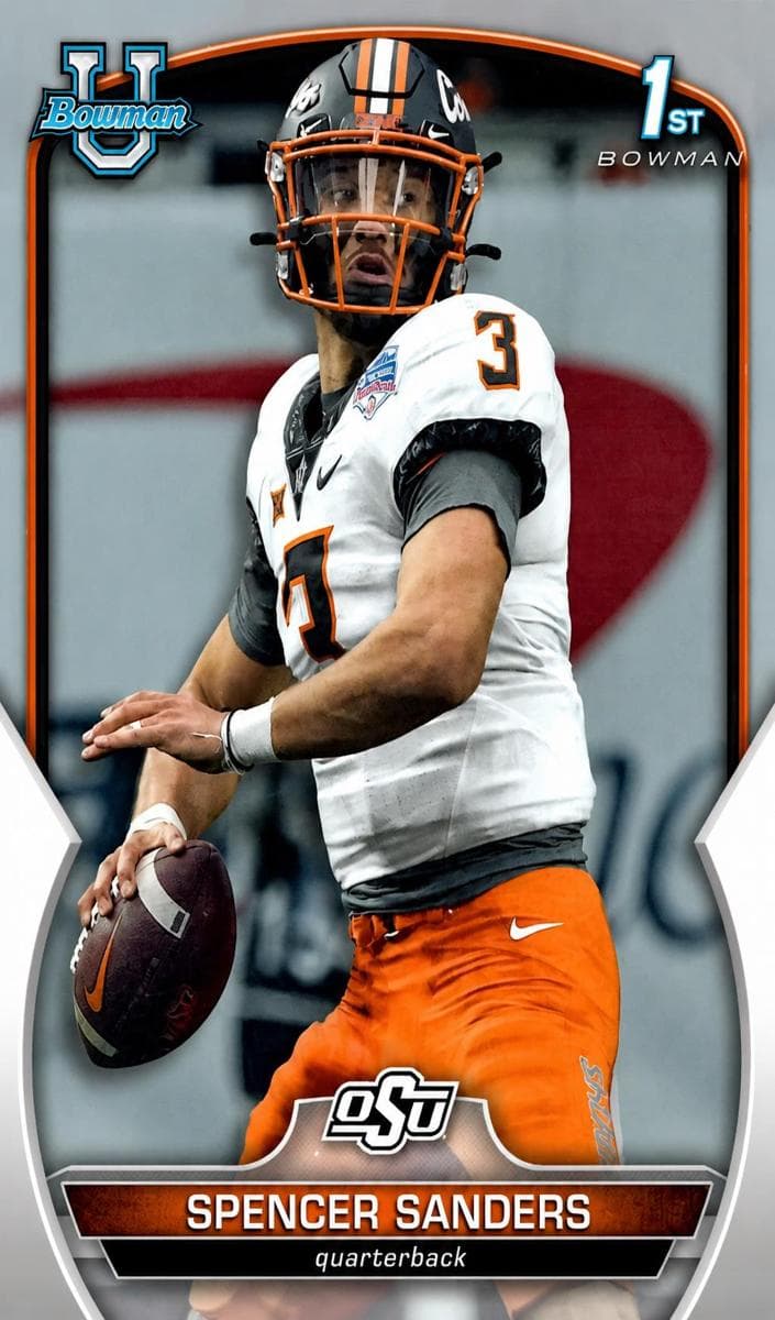 Spencer Sanders 2022 bowman