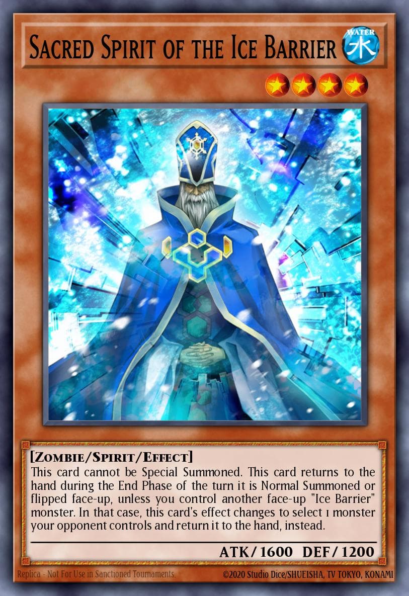 Sacred Spirit of the Ice Barrier #DT04-EN034