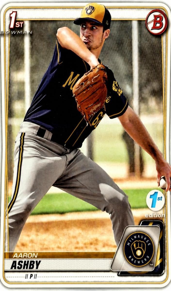 Aaron Ashby 2020 bowman Bowman 1st Edition