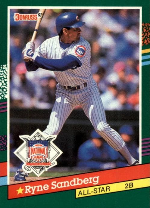Ryne Sandberg 1991 panini Donruss