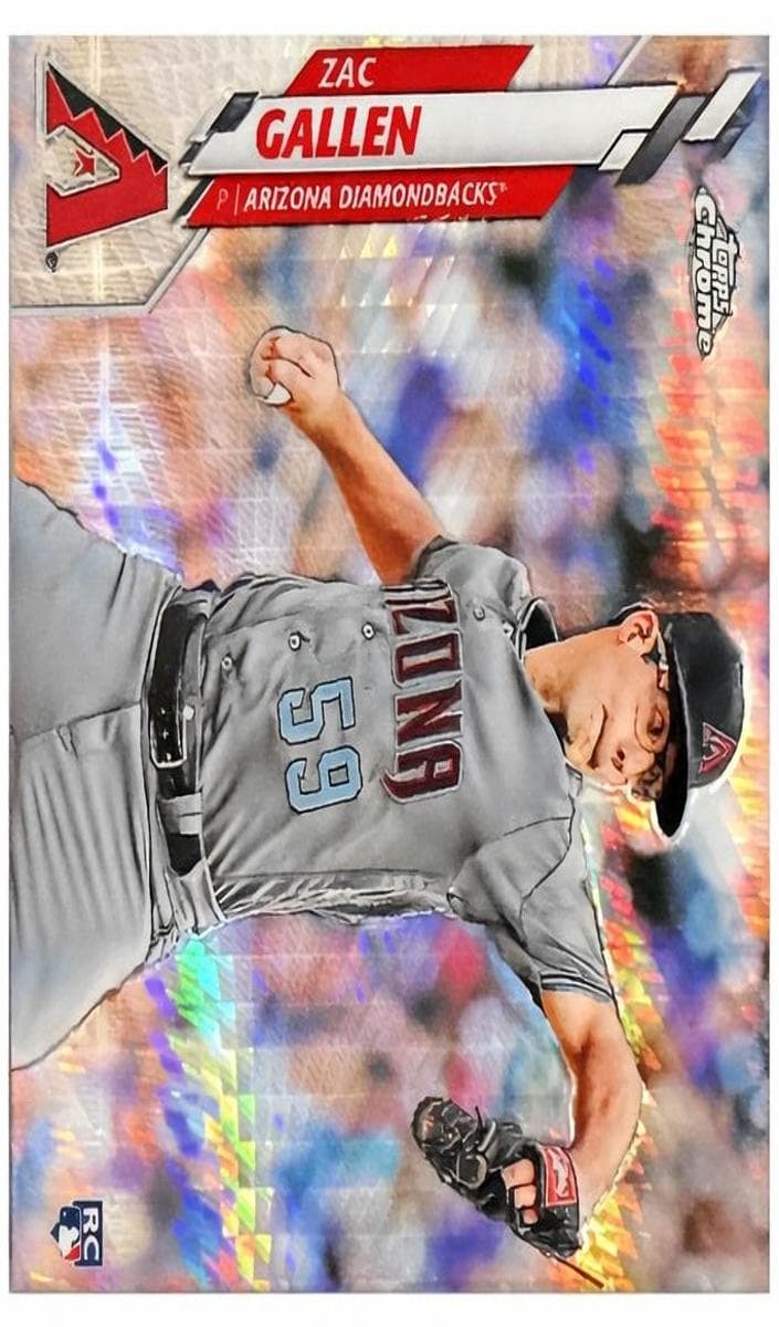 Zac Gallen 2020 topps Topps Chrome