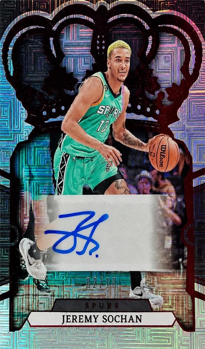 Jeremy Sochan 2023 panini Panini Crown Royale