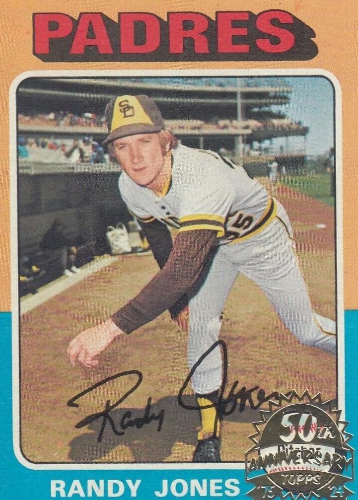 Randy Jones 1975 topps Topps