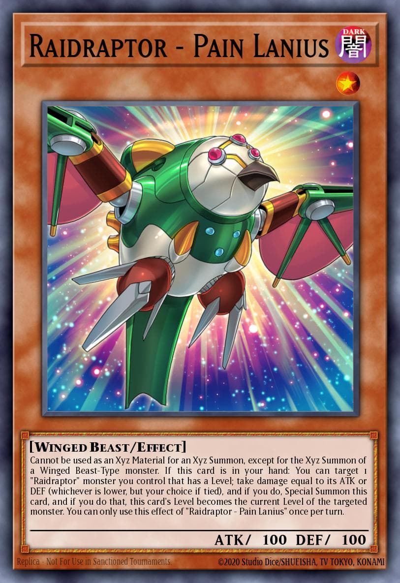 Raidraptor - Pain Lanius #MP17-EN007