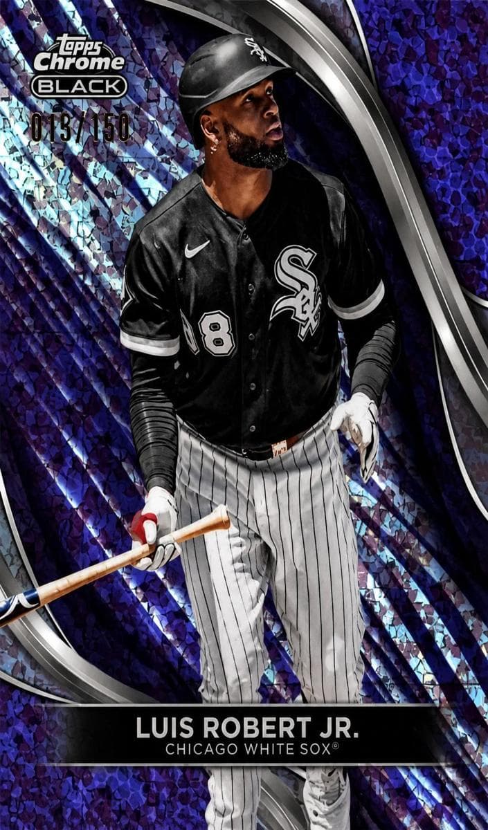 Luis Robert Jr. 2024 topps Topps Chrome Black