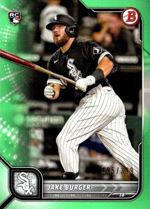 Jake Burger 2022 bowman Bowman