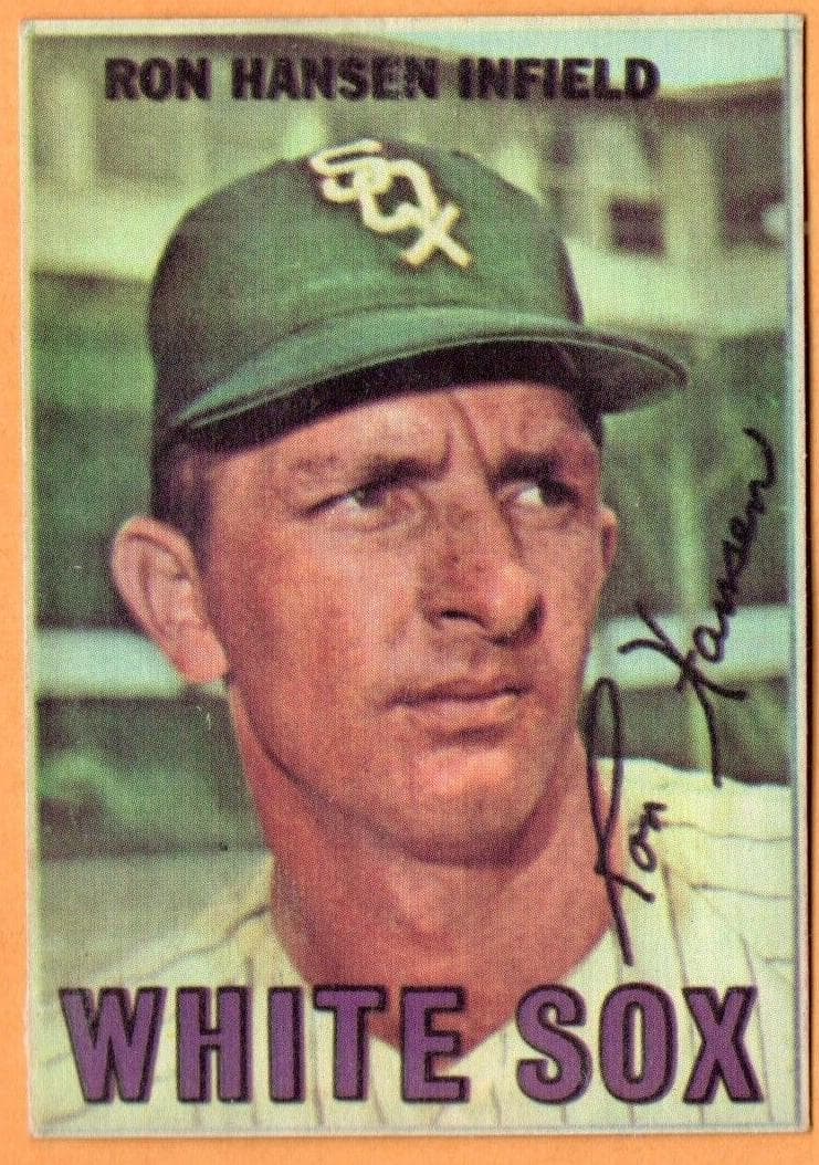 Ron Hansen 1967 topps Topps Venezuelan