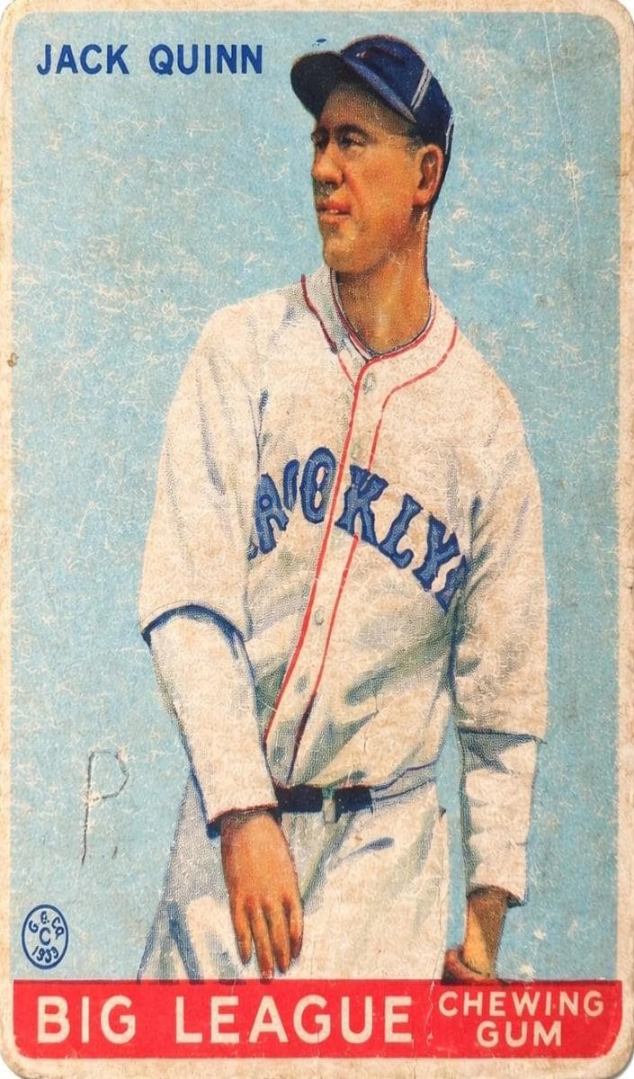 Jack Quinn 1933 unknown Goudey