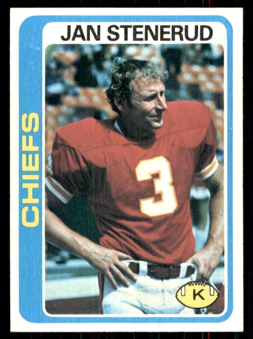 Jan Stenerud 1978 topps Topps