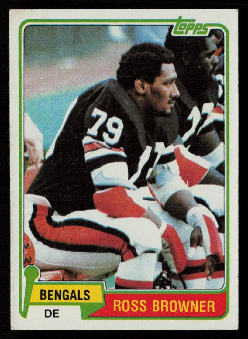 Ross Browner 1981 topps