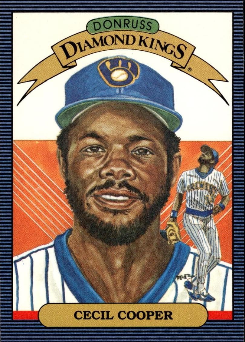 Cecil Cooper trading card