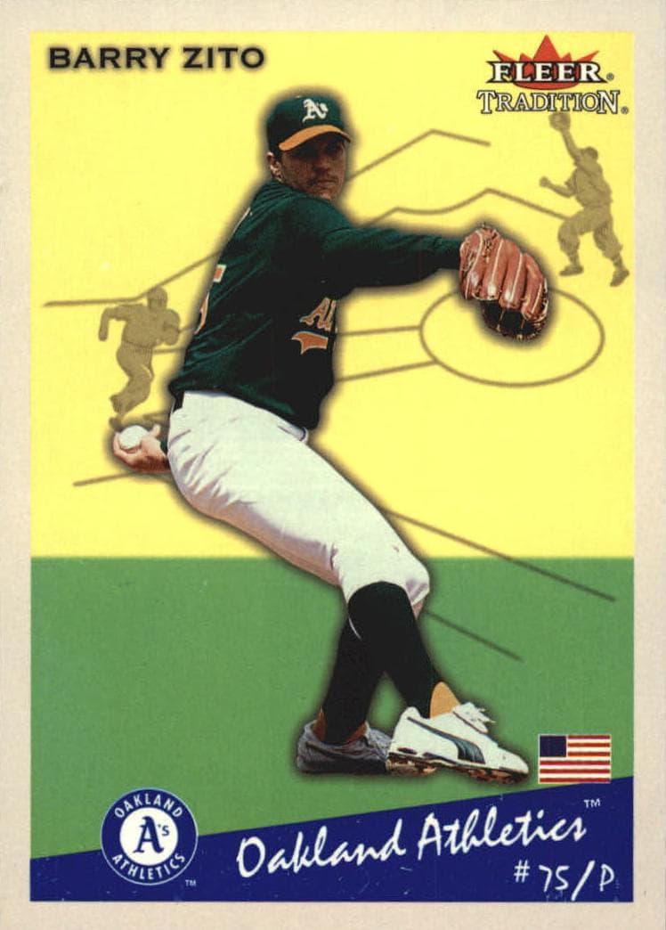 Barry Zito 2002 fleer Fleer Tradition