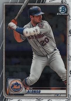 Pete Alonso 2020 bowman Bowman Chrome