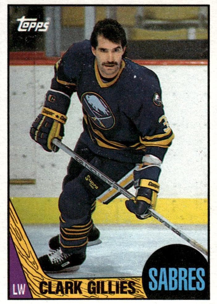 Clark Gillies 1987 topps Topps