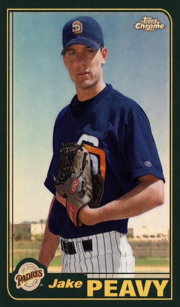 Jake Peavy 2001 topps Topps Traded & Rookies