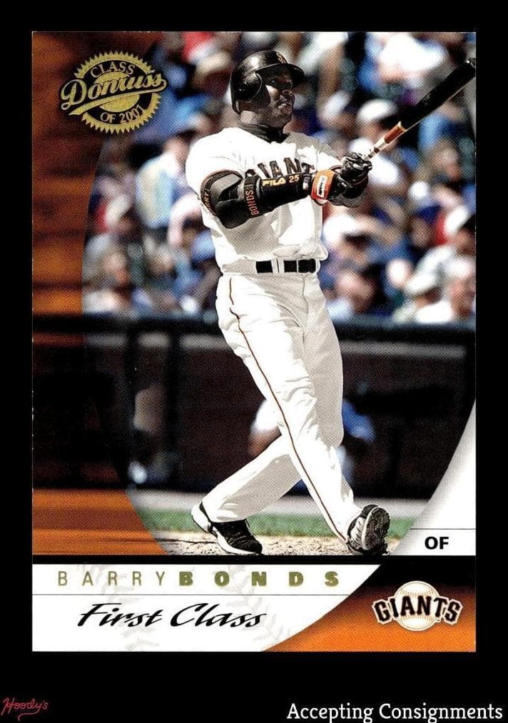 Barry Bonds 2001 panini Donruss Class of 2001