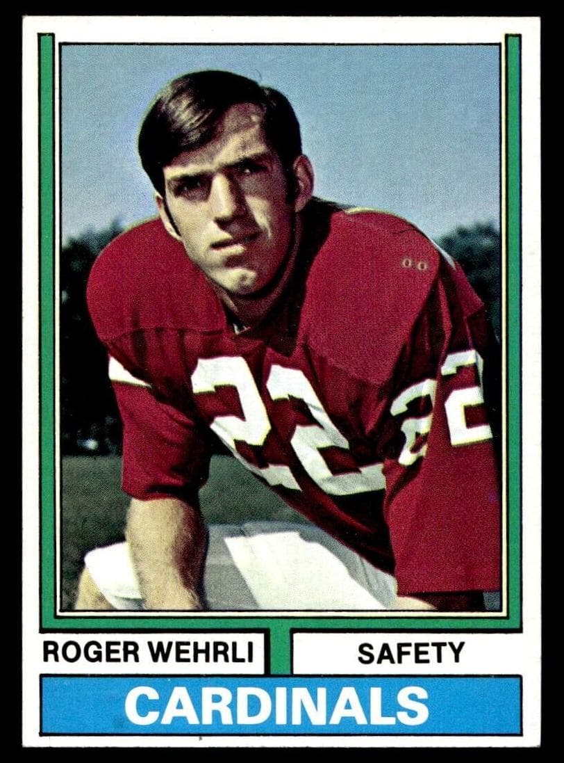 Roger Wehrli 1974 topps