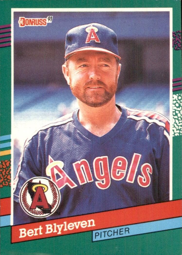 Bert Blyleven 1991 panini Donruss