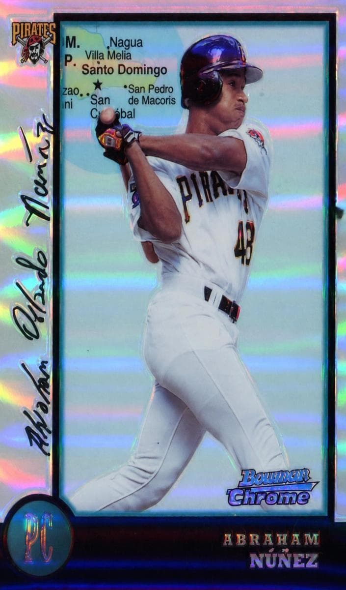 Abraham Nunez 1998 bowman Bowman Chrome