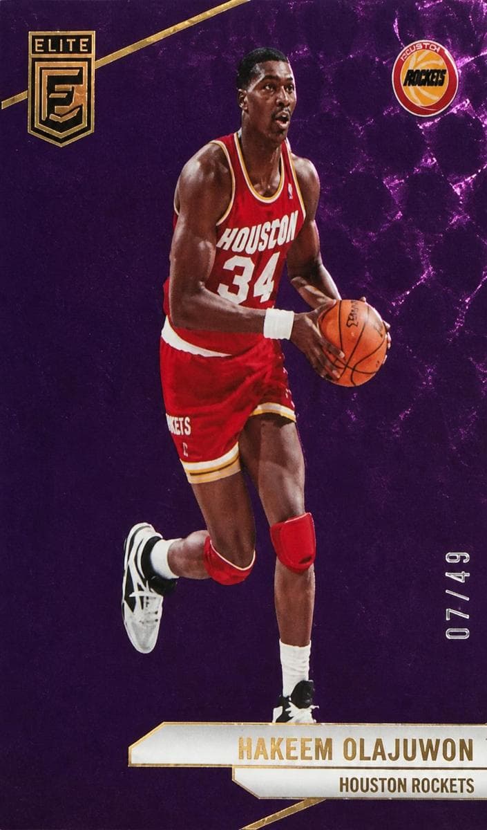 Hakeem Olajuwon 2023 panini Donruss Elite