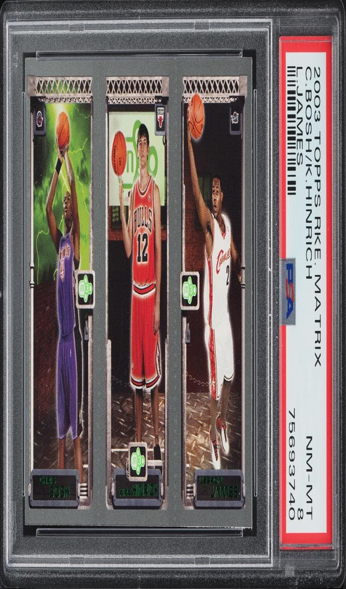 LeBron James 2003 topps