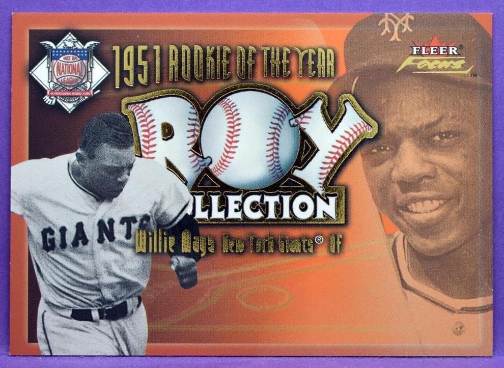 Willie Mays 2001 fleer
