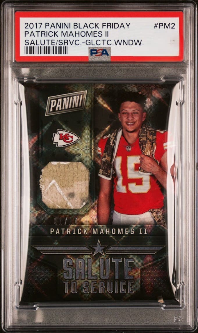 Patrick Mahomes II 2017 panini