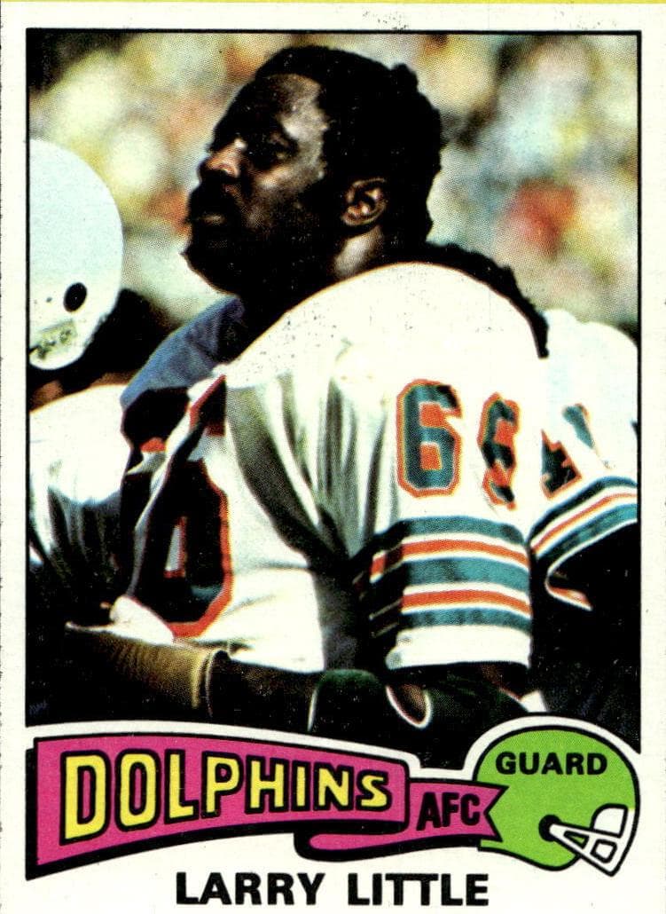 Larry Little 1975 topps Topps