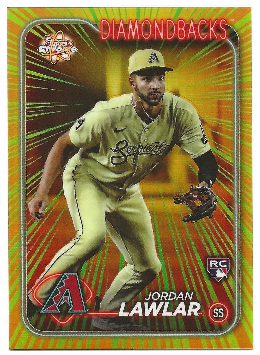 Jordan Lawlar 2024 topps Topps Chrome