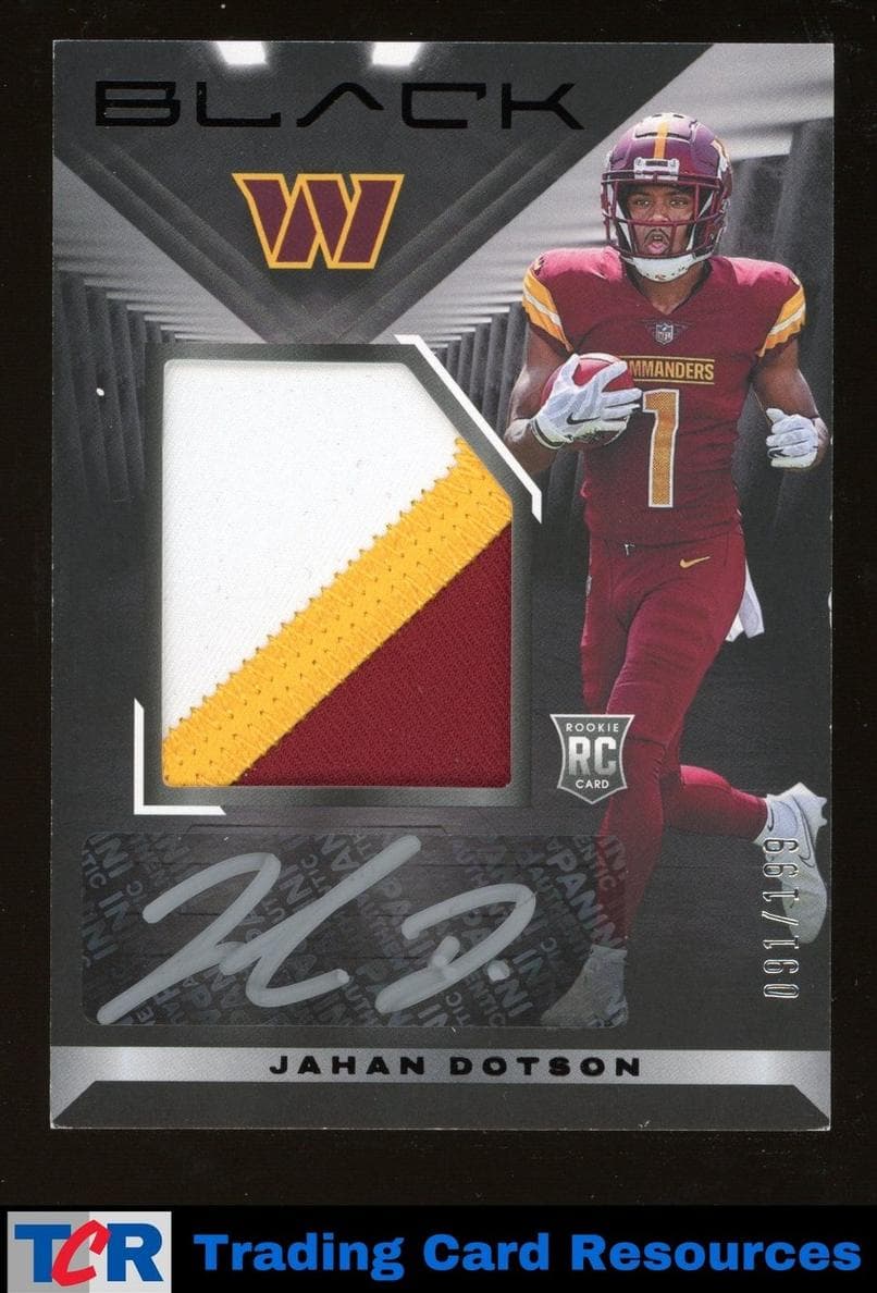 Jahan Dotson 2022 panini Panini Black
