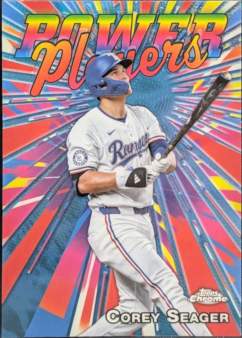 Corey Seager 2025 topps Topps Chrome