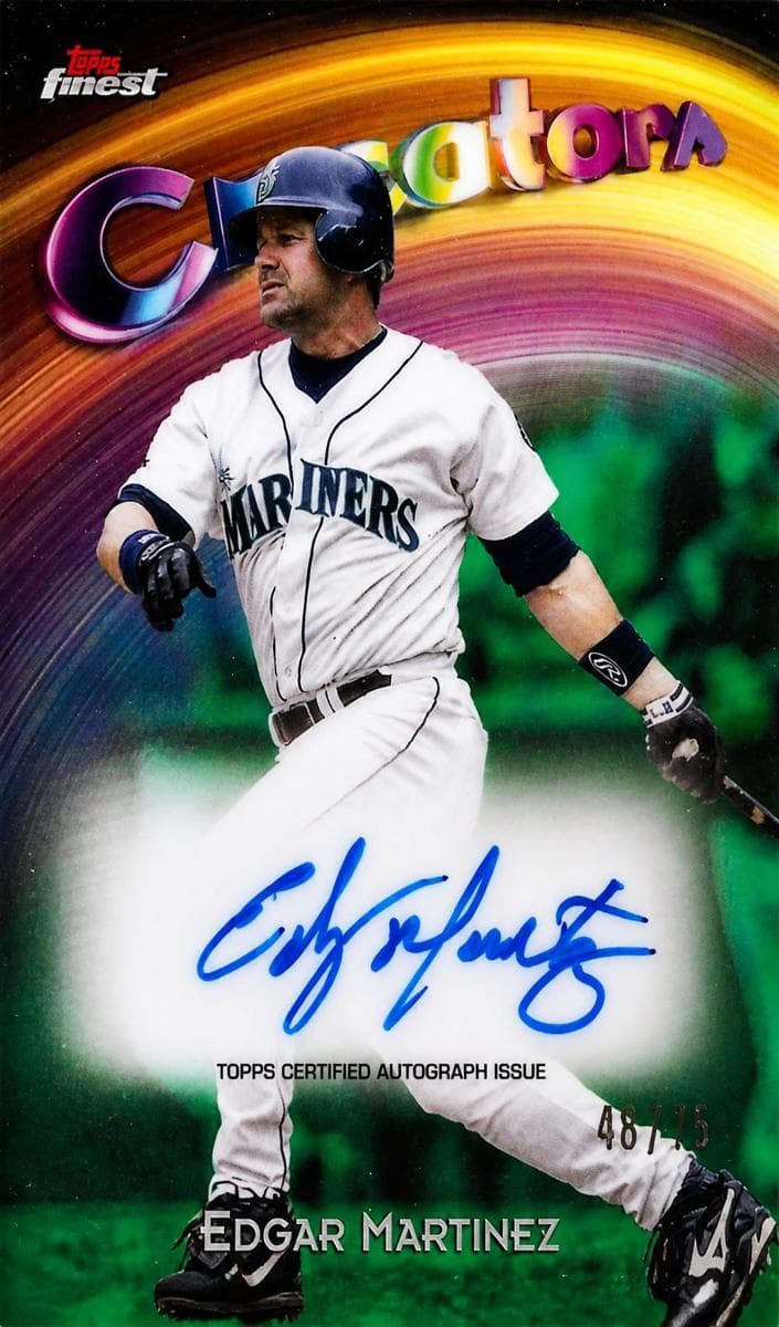 Edgar Martinez 2025 topps Topps Finest