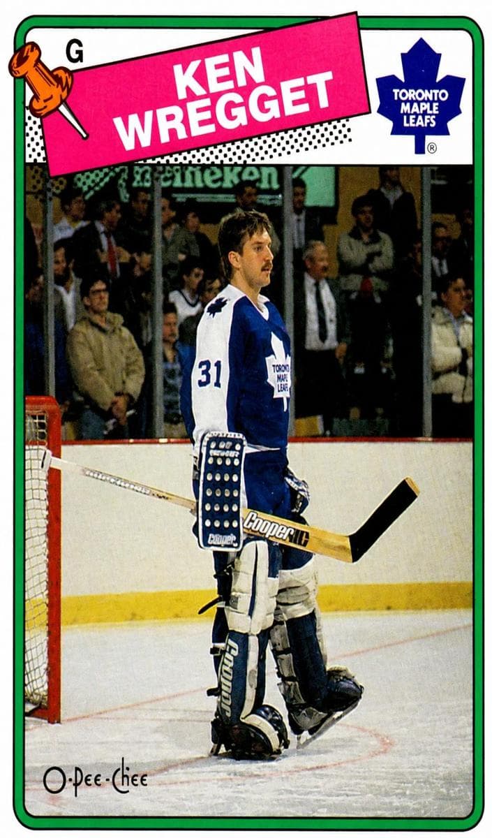 Ken Wregget 1988 o-pee-chee O-Pee-Chee