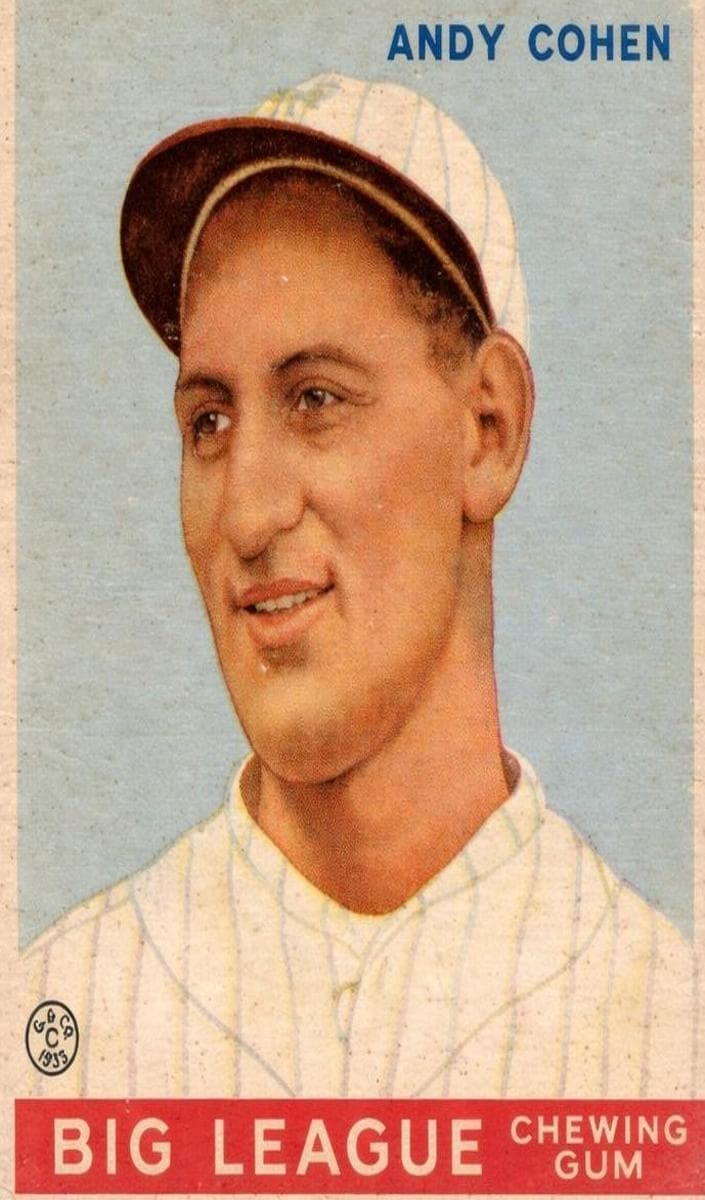 Andy Cohen 1933 unknown Goudey