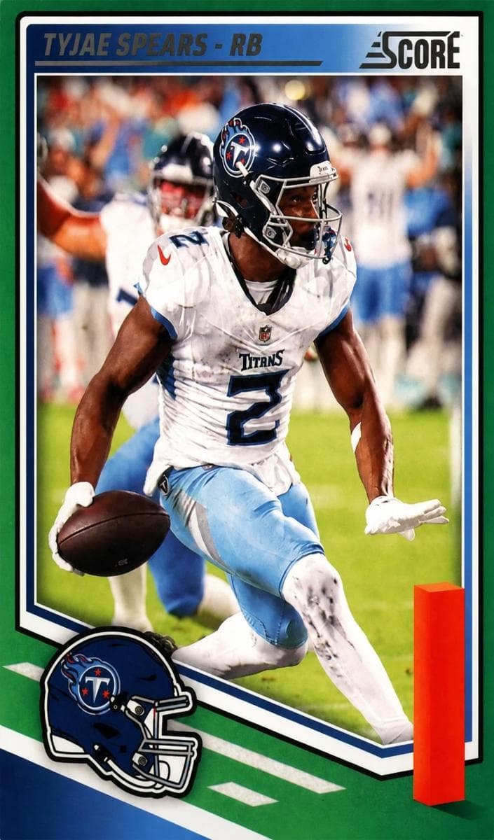 Tyjae Spears 2025 panini Score