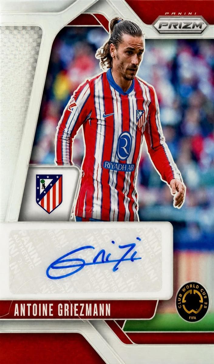 Antoine Griezmann 2025 Prizm FIFA Club World Cup auto card