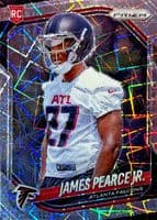 James Pearce Jr. 2025 panini Prizm Silver