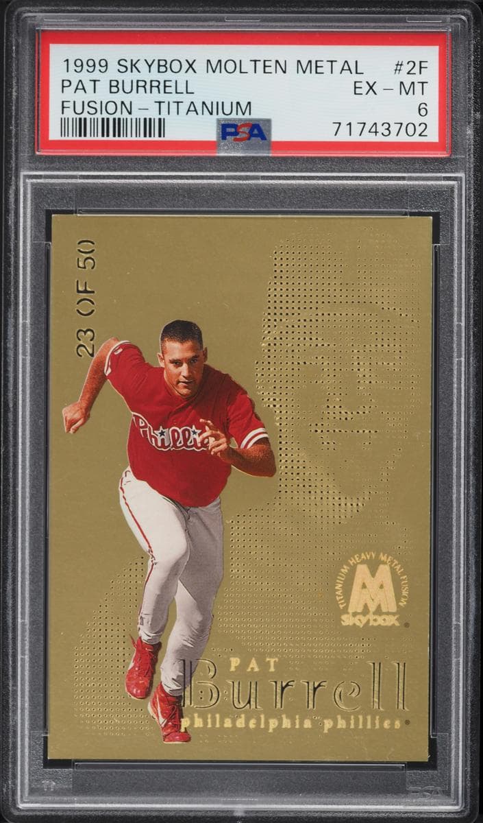 Pat Burrell 1999 fleer SkyBox Molten Metal